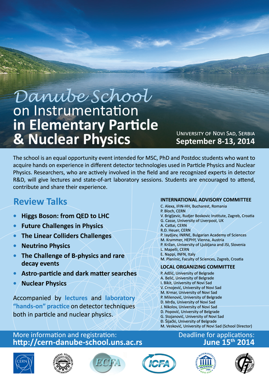 Danube School on Instrumentation in Elementary Particle & Nuclear Physics